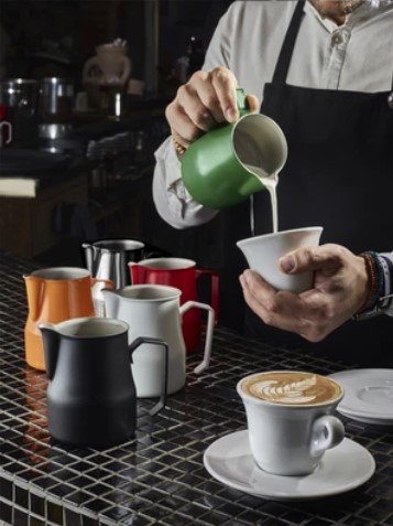 Coffee accessories and barista tools UK range including cups, tampers and brewing essentials